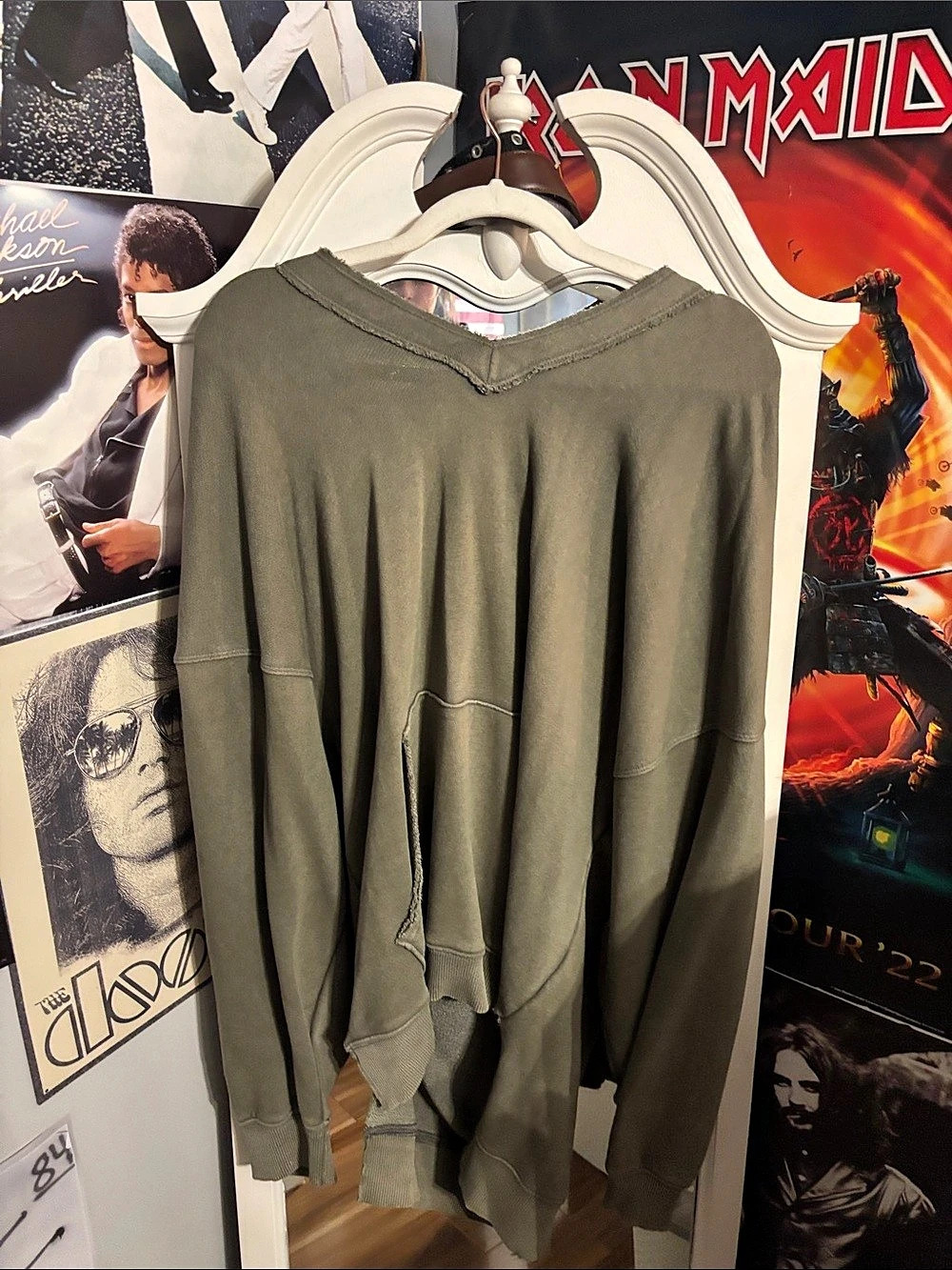 aerie Olive Oversized Hoodie